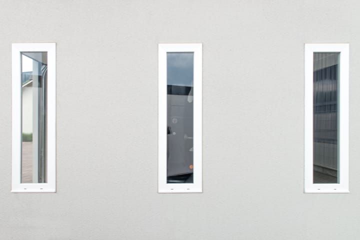 Festverglaste Fenster einer JUWEL Fertiggarage