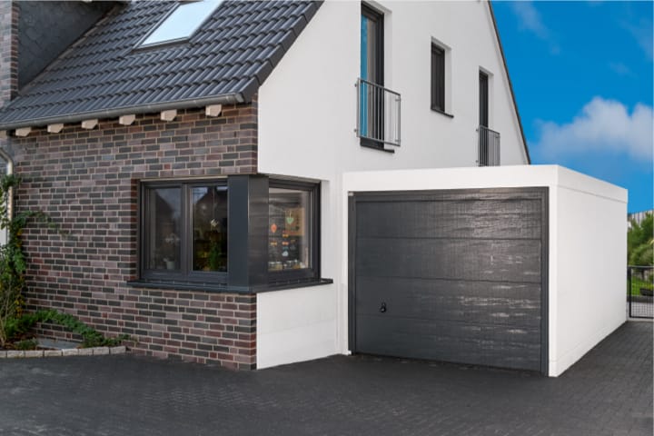 Einzelgarage aus Stahlbeton als Fertiggarage von JUWEL