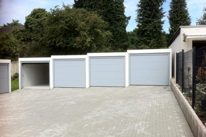 Reihengarage aus Stahlbeton als Fertiggarage von JUWEL