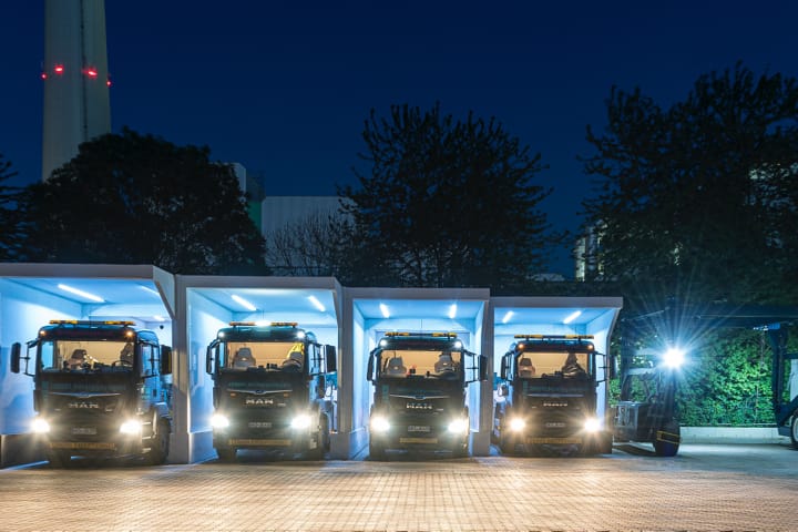 JUWEL Fertiggaragen Auslieferungsfahrzeuge